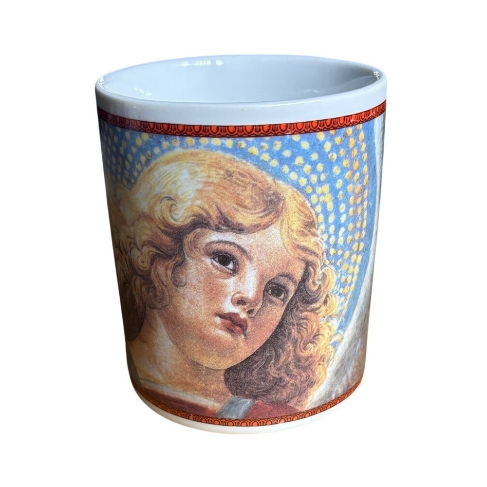 Cafe Arts B. Wild Henriksen Imports Coffee Mug Angel Figure Renaissance Painting